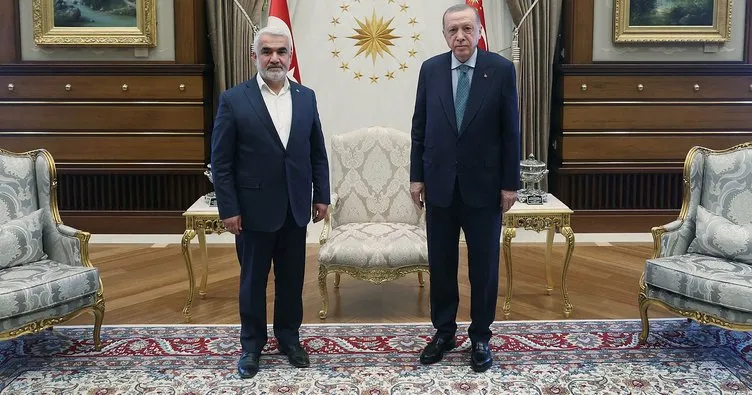 Başkan Erdoğan HÜDA-PAR Genel Başkanı Yapıcıoğlu’nu kabul etti