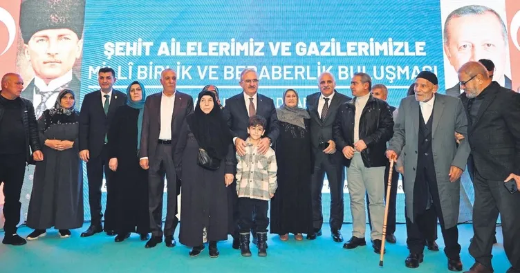 Şehit aileleri birlik için buluştu