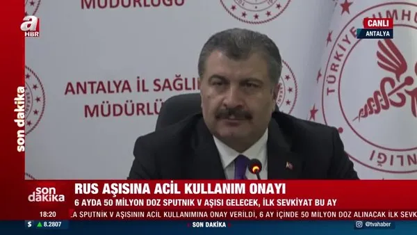 SON DAKİKA: Bakan Fahrettin Koca, Türkiye'deki mutasyon virüs vakaları ile ilgili bilgi verdi | Video