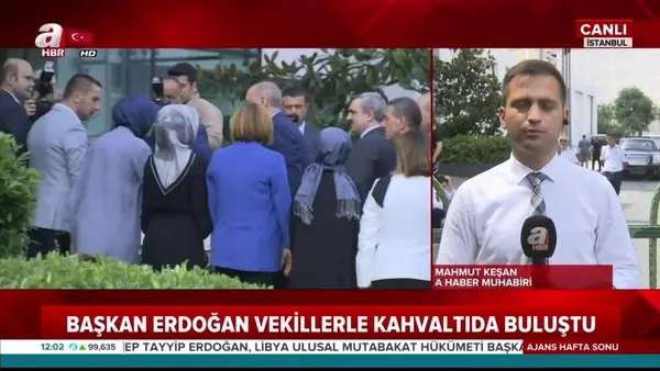 Cumhurbaşkanı Erdoğan, milletvekilleri ile kahvaltıda bir araya geldi