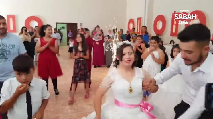 Down sendromlu Rabia’ya damatsız düğün