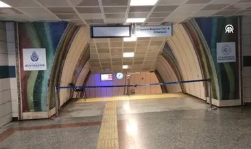 İstanbul’da Levent-Boğaziçi Üniversitesi Hisarüstü Metro Hattı’nda teknik arıza