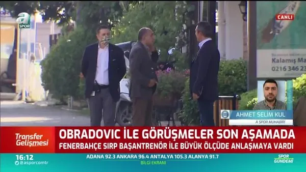 Ahmet Selim Kul: Fenerbahçe Obradovic'le büyük ölçüde anlaştı