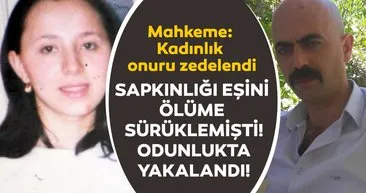 Kuma intiharında 12,5 yıllık ceza verilen koca, saklandığı odunlukta yakalandı