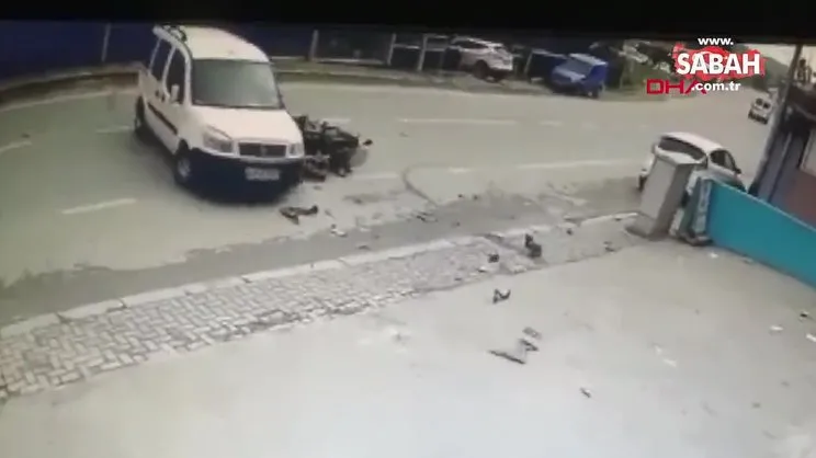 Beykoz'da feci motosiklet kazası | Video