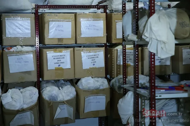 İstanbul'un adli emanet deposu, ilk kez görüntülendi