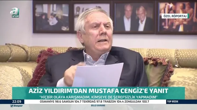 Aziz Yıldırım'dan flaş sözler! 