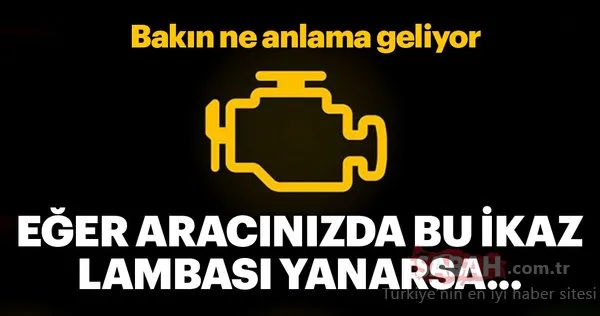 İkaz lambaları ne anlama geliyor? Neyi gösteriyor?
