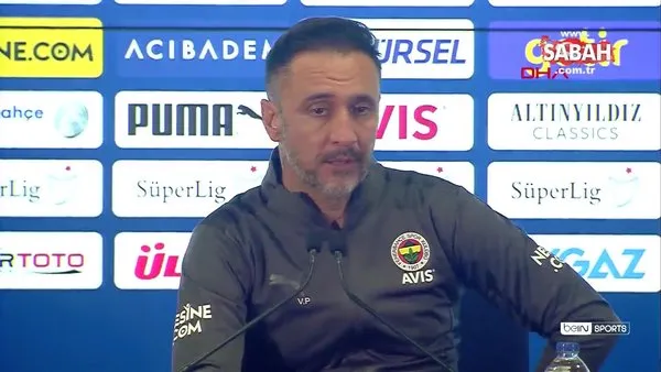 Fenerbahçe- Kasımpaşa maçının ardından... Vitor Pereira'dan galibiyet yorumu! | Video