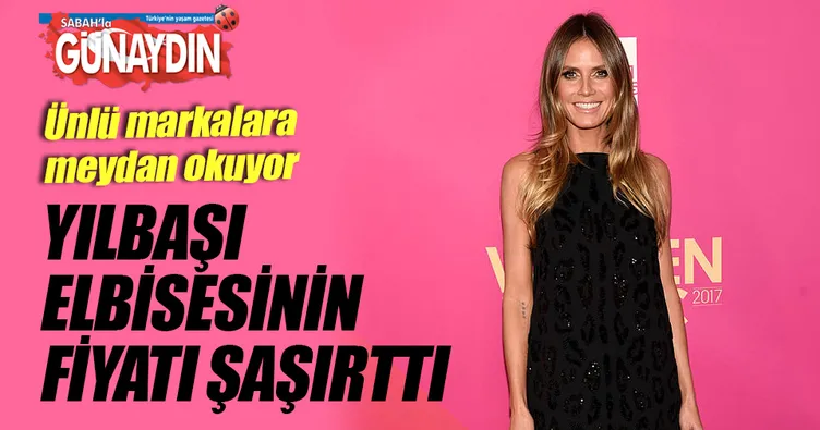 HeIdI’nin yılbaşı elbisesi 79 TL!