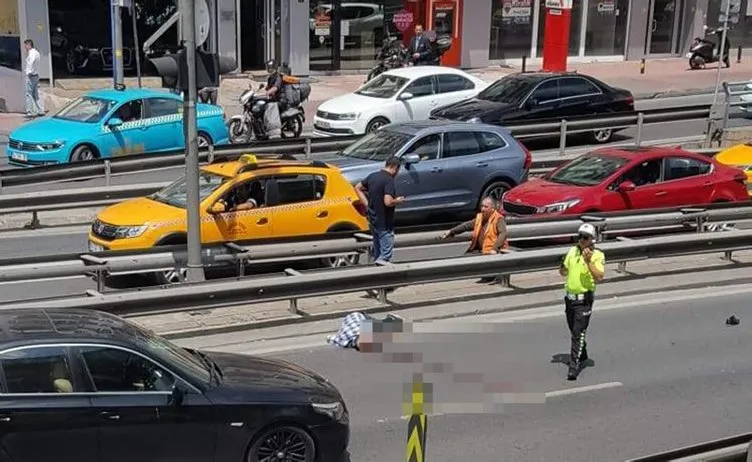 Beşiktaş’ta otomobilin çarptığı yaya ağır yaralandı