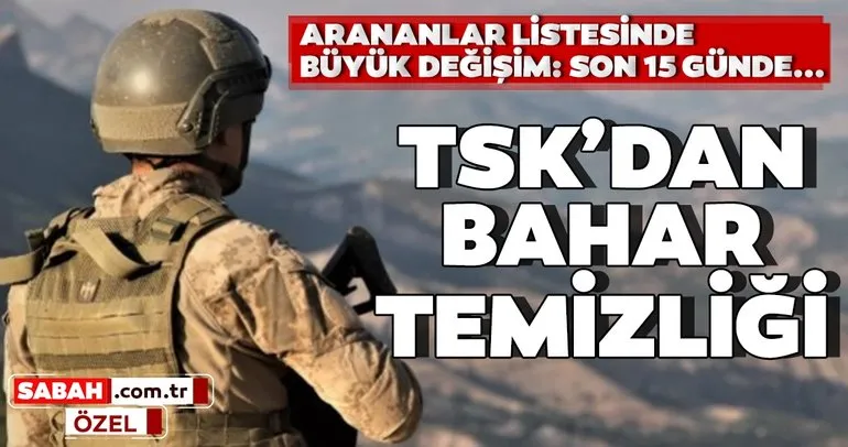 Mehmetçik’ten bahar temizliği! Aranan teröristler listesinde büyük değişim: Son 15 günde...