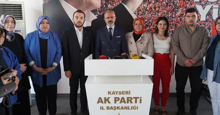 AK Parti Kayseri İl Başkanlığı’ndan İsrail protestosu