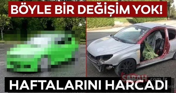 Böyle değişim görmediniz! Hurda Peugeot için haftalarını harcadı...