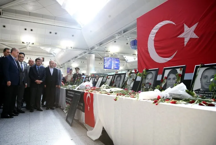 Cumhurbaşkanı Erdoğan Atatürk hava limanında incelemelerde bulundu