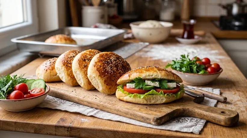 Beslenme çantalarının vazgeçilmezi olacak! Poğaça sandviç tarifi