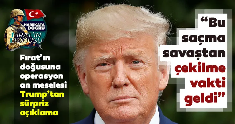 Son Dakika: Trump’tan flaş Suriye açıklaması!