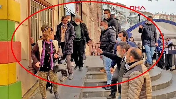 Son dakika! Diyarbakır'da HDP önündeki ailelere 'hakaret' gerginliği | Video