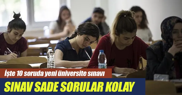 Sınav sade sorular kolay