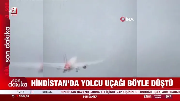 SON DAKİKA: Hindistan'da yolcu uçağı düşmüştü! O anların görüntüsü ortaya çıktı | Video