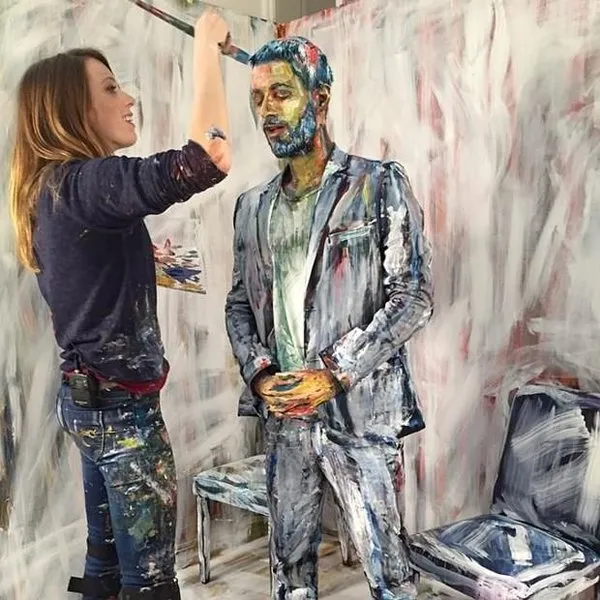 O sıradışı bir ressam!