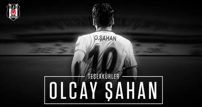 Beşiktaş’tan Olcay Şahan’a teşekkür