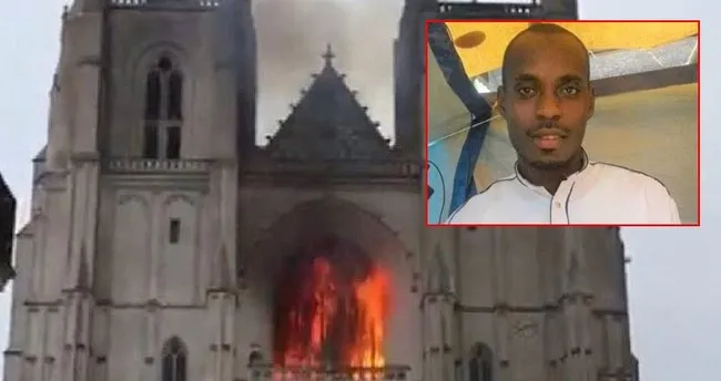 Fransa'da korkunç cinayet! Katedral kundaklamasından sorumlu tutulan şahıs bu kez de papaz öldürdü