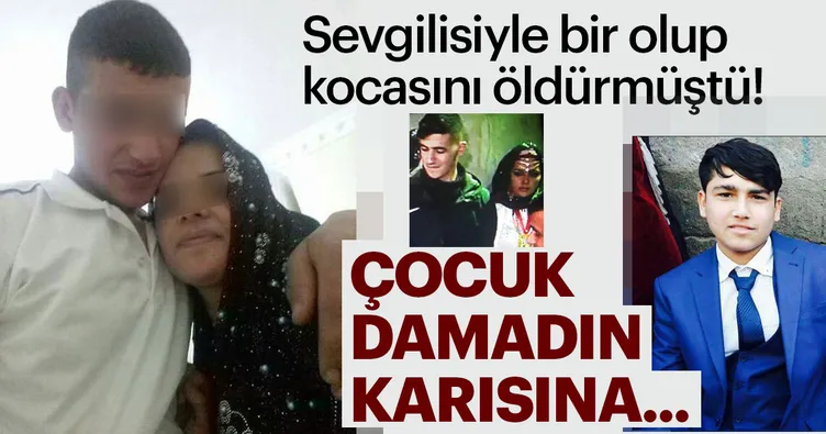 Çocuk damadın karısına tahliye