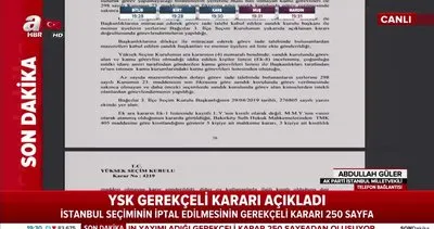 AK Parti Milletvekili Abdullah Güler, YSK’nın açıkladığı gerekçeli kararı yorumladı