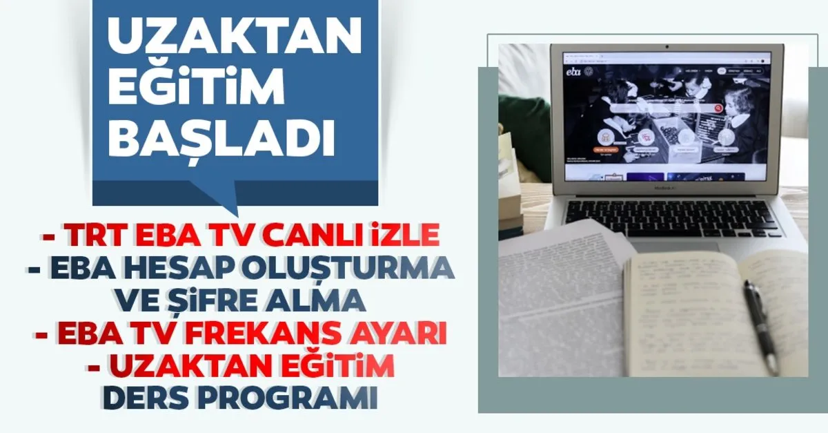 2020 trt eba tv ile ilkokul ortaokul