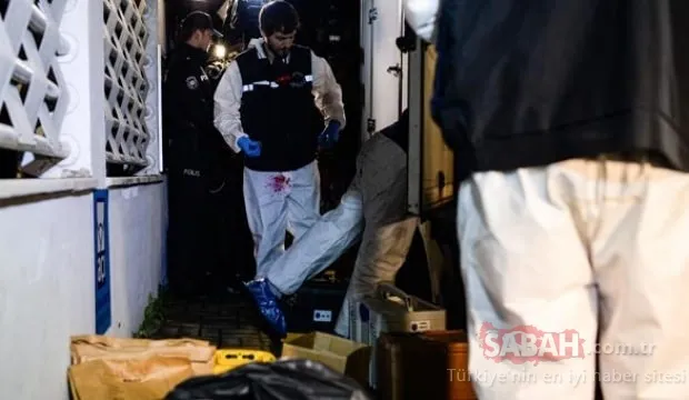 Konsoloslukta arama bitti! Polislerin üzerinde kırmızı lekeler