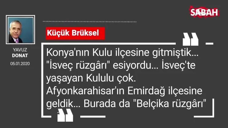 Yavuz Donat 'Küçük Brüksel'