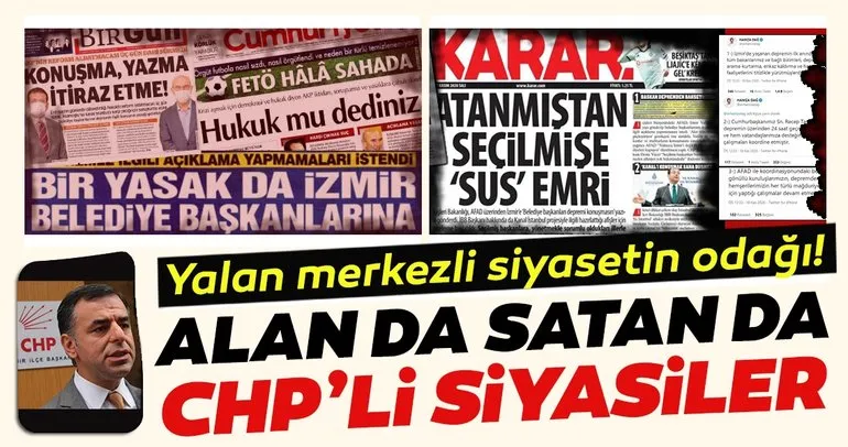 Yalan merkezli siyasetin odağı CHP'nin deprem yalanlarına tepki