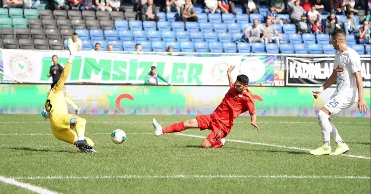 Rizespor: 1 - Gazişehir 2 Maç sonucu