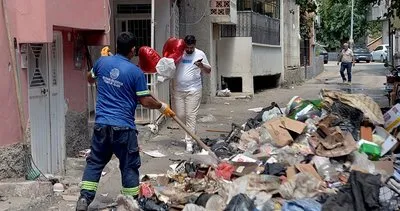 Adana’da çöp evden 8 kamyonet atık çıktı #adana