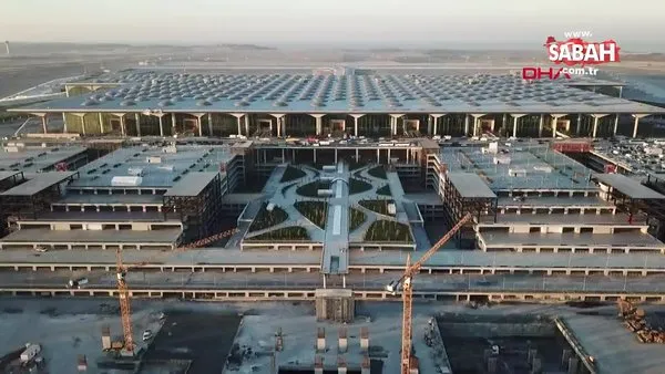 Tarihi açılış öncesi yeni İstanbul Havalimanı havadan böyle görüntülendi