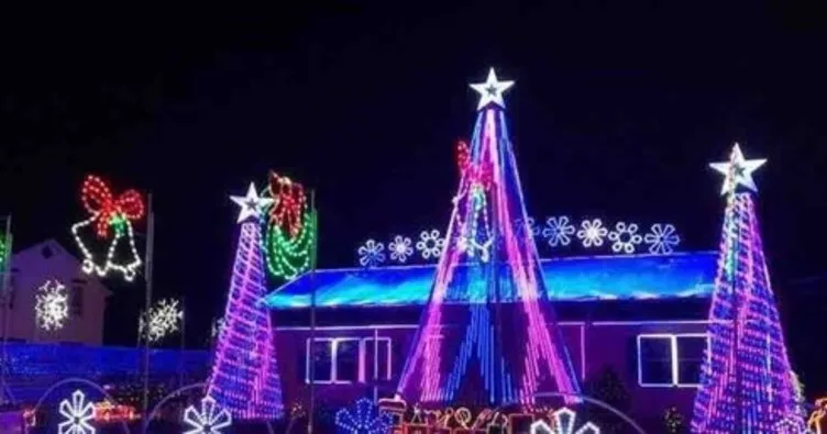 Noel ışıkları ABD’li çifte her gece 3 bin dolar ceza kestiriyor