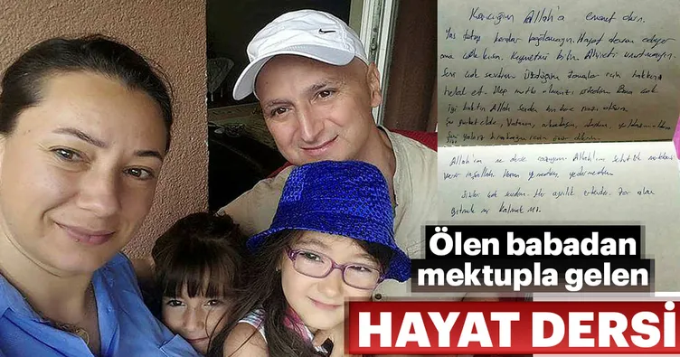 Babadan yürek dağlayan mektuplar
