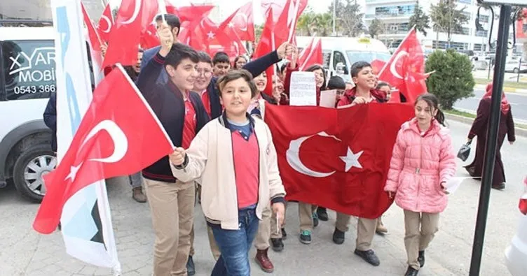 Öğrencilerden Afrin’deki Mehmetçiğe destek