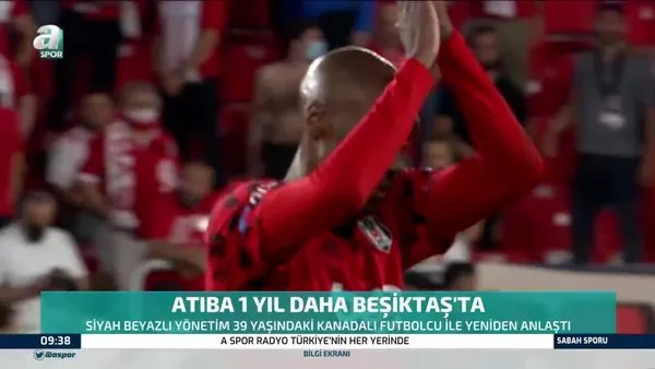Atiba 1 yıl daha Beşiktaş'ta | Video