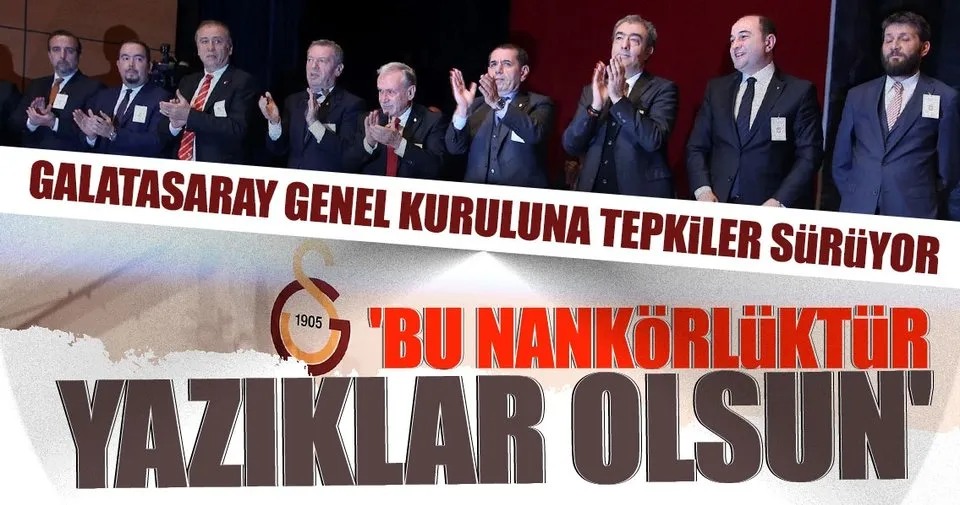 Galatasaray Genel Kuruluna Yaziklar Olsun Spor Haberleri