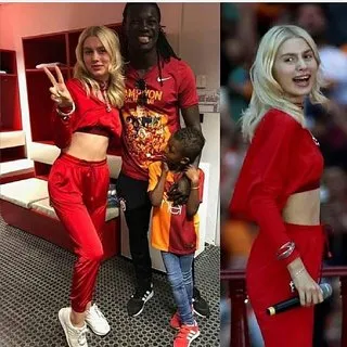Gomis ile 21. şampiyonluk kutlaması