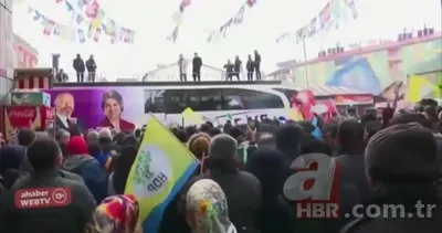 Kirli yüzleri deşifre oluyor! HDP seçim otobüsünden özerklik naraları attı