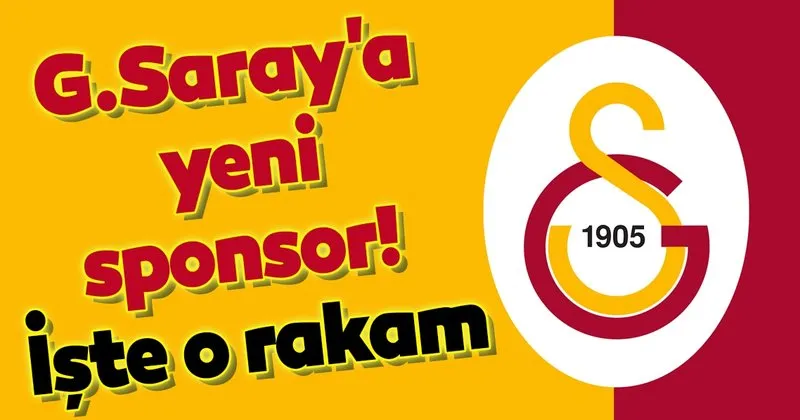 Galatasaray A Yeni Sponsor Iste O Rakam Spor Haberleri