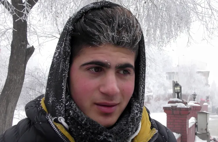 Sibirya soğukları Göle’yi esir aldı