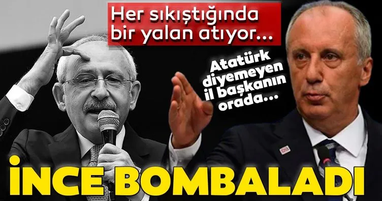 Son dakika: Muharrem İnce, Kılıçdaroğlu’nu bombaladı: Her sıkıştığında bir yalan atıyor ortaya...