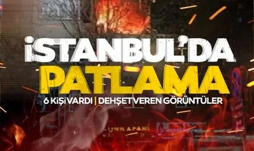 İstanbul Bağcılar’da patlama! Dehşet veren görüntüler...