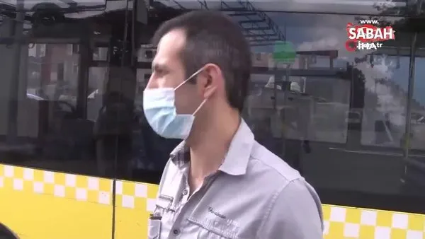 Maskeyi uygun şekilde takmayı reddedince ceza yedi | Video