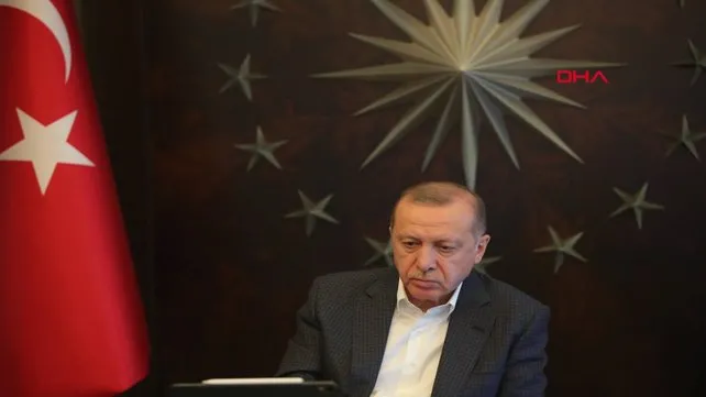 Cumhurbaşkanı Erdoğan, MİT Başkanı Fidan'la video konferans yoluyla görüştü | Video