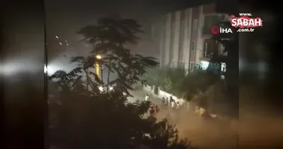 Asker uğurlamasına tepki gösterenlere öfkelenip, ortalığı tozu dumana kattılar | Video